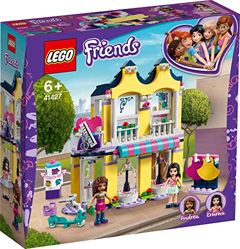 Collectix Lego Friends 41427 Emmas Mode Shop + 41389 Stephanies - Carrito de hielo móvil