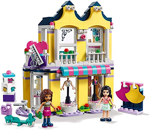 Collectix Lego Friends 41427 Emmas Mode Shop + 41389 Stephanies - Carrito de hielo móvil