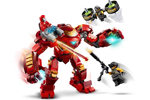 Collectix Lego Marvel 76164 Iron Man Hulkbuster vs. A.I.M.Agent + Spiderman 76146 Spiderman Mech - Juego de figuras de Los Vengadores