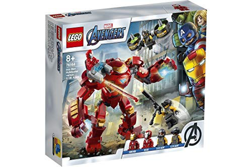 Collectix Lego Marvel 76164 Iron Man Hulkbuster vs. A.I.M.Agent + Spiderman 76146 Spiderman Mech - Juego de figuras de Los Vengadores