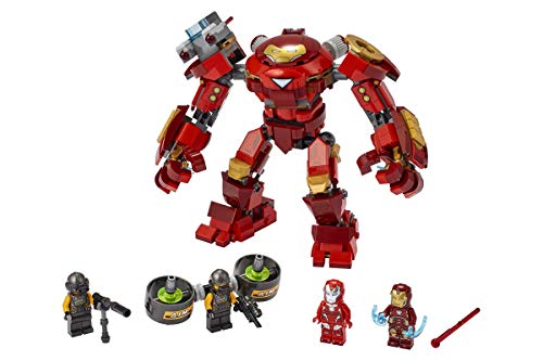 Collectix Lego Marvel 76164 Iron Man Hulkbuster vs. A.I.M.Agent + Spiderman 76146 Spiderman Mech - Juego de figuras de Los Vengadores