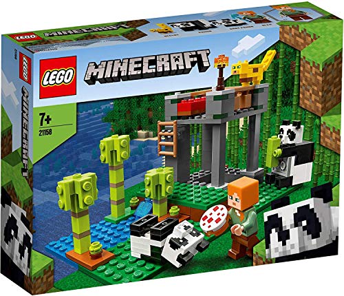 Collectix Lego Minecraft 21158 - Juego de mesa de jardín de panda y 21162 La aventura Taiga