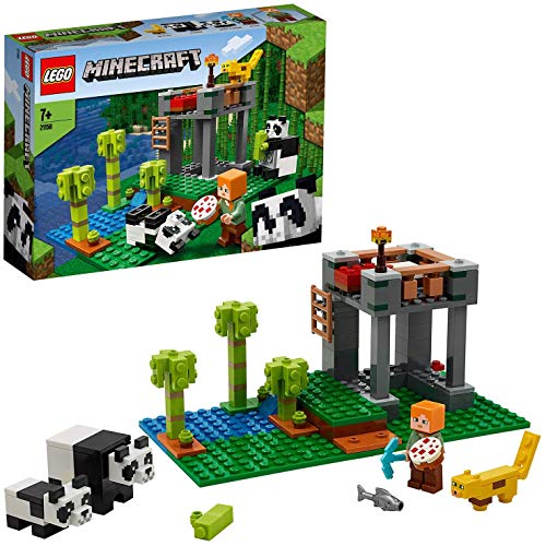 Collectix Lego Minecraft 21158 - Juego de mesa de jardín de panda y 21162 La aventura Taiga