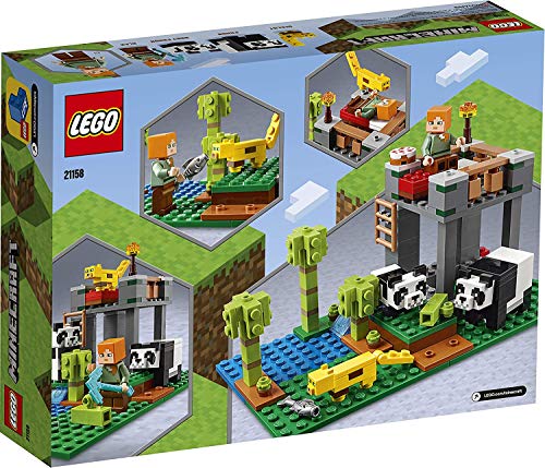 Collectix Lego Minecraft 21158 - Juego de mesa de jardín de panda y 21162 La aventura Taiga