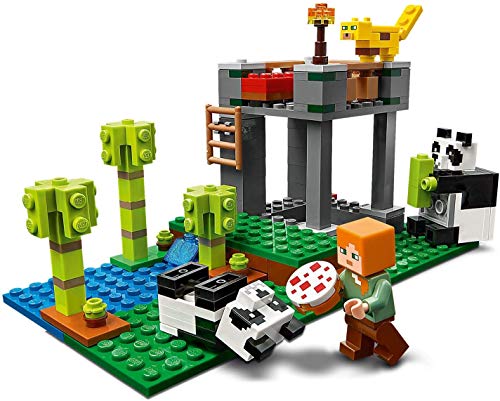 Collectix Lego Minecraft 21158 - Juego de mesa de jardín de panda y 21162 La aventura Taiga