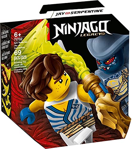 Collectix Lego Set Ninjago Legacy Battle Set: Jay vs. Serpentine 71732 + Ninjago Legacy Battle Set: Kai vs Skulkin 71730