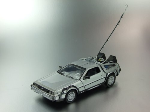 Collectors Welly - Maqueta del Delorean de Regreso al Futuro I (Escala: 1/24, Metal)