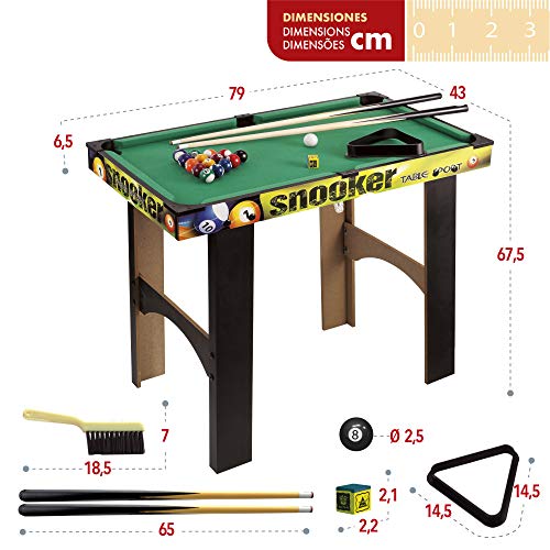 ColorBaby - Billar de Madera Snooker (85326)