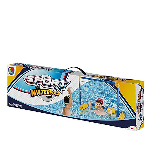 ColorBaby - Porterías waterpolo, Portería waterpolo piscina, Portería para piscina, 61x29x40 cm, balón hinchable, hinchador, +3 años, juegos de exterior, juegos de verano, CB Toys (42684)