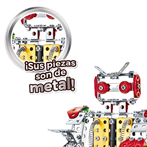 ColorBaby - Robot mecano metal, 262 piezas Smart Theory (49034)