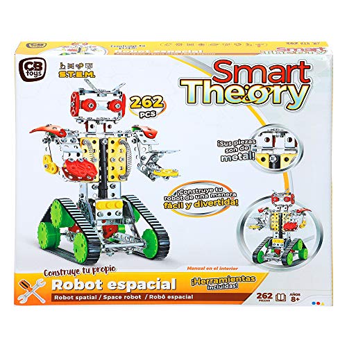 ColorBaby - Robot mecano metal, 262 piezas Smart Theory (49034)