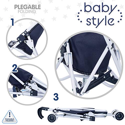 ColorBaby - Sillita para muñecas plegable Baby Style (44923)