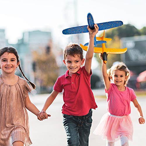 Comius Sharp Planos de Espuma, 3 Pcs Avión Planeador, Modelo de Avion Deportes al Aire Libre Volar Juguete, Que lanzan los planeadores de Whirly Glider para los Cabritos, favores de la Fiesta