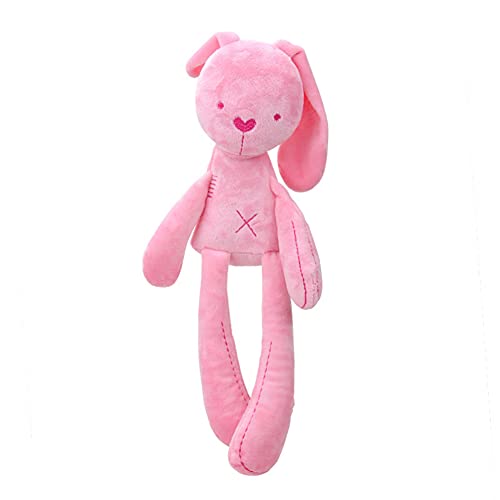 Conejito de Peluche, 20cm Conejo de Peluche Conejo de Peluche Orejas de Conejo de Peluche Conejo Animal de Peluche Conejito Suave Animal de Peluche Juguete de Peluche Bebé Niños, Rosa