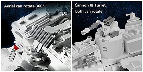 Conjunto de construcción Technik Tantive IV, Rey del Molde Nave Espacial 21003, 2905 Piezas, Super Estrella UCS Bloques de sujeción Compatible con Lego Star Wars