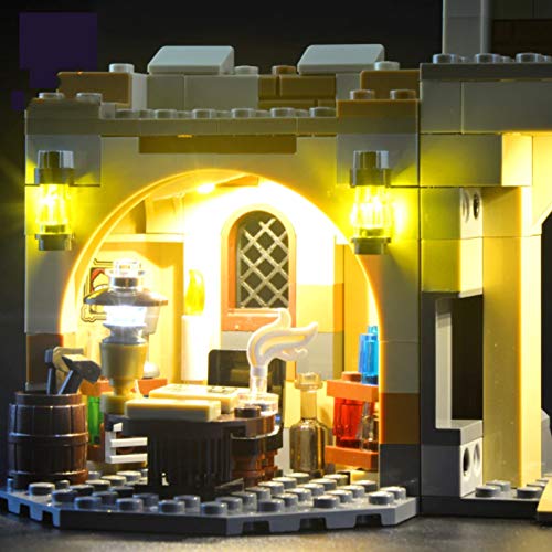 Conjunto De Luces para (Harry Potter Sauce Boxeador De Hogwarts) Modelo De Construcción De Bloques - Kit De Luz LED Compatible con Lego 75953, NO Incluido En El Modelo