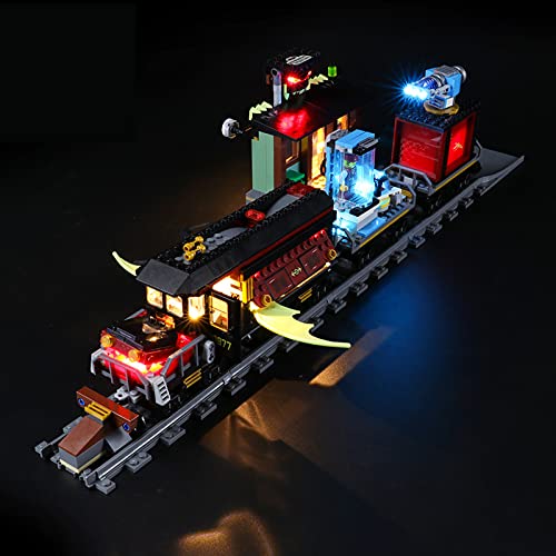 Conjunto De Luces para (Hidden Side Expreso Fantasma) Modelo De Construcción De Bloques - Kit De Luz LED Compatible para Lego 70424, NO Incluido En El Modelo