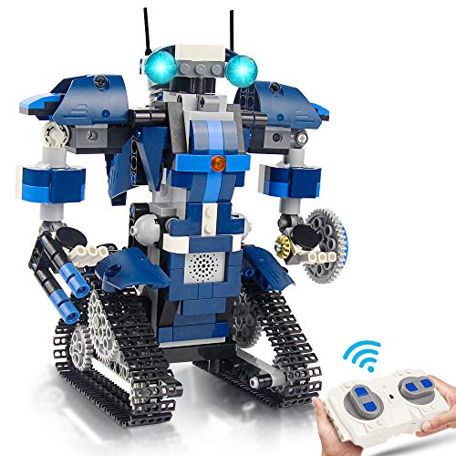 Construcción Robot Juguete ingeniería STEM Robot de control remoto 405 Piezas Conjunto Creativo, vehículos de construcción Juguetes Regalos para 8 9 10 11 12 años niños y niñas