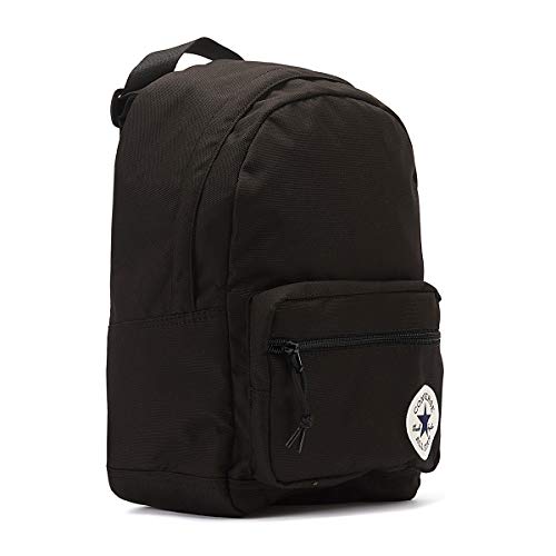 Converse Mochila/Bandolera Pequeña Plain Mochila, Unisex adulto, Negro, 20