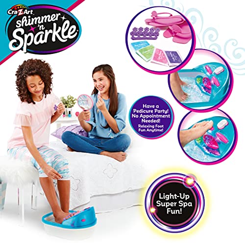 Cra-Z-Art - Super Spa Salon pedicura Shimmer'n Sparkle (43921), modelos y colores surtidos