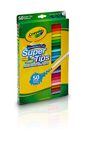 Crayola 50 Supertips lavables