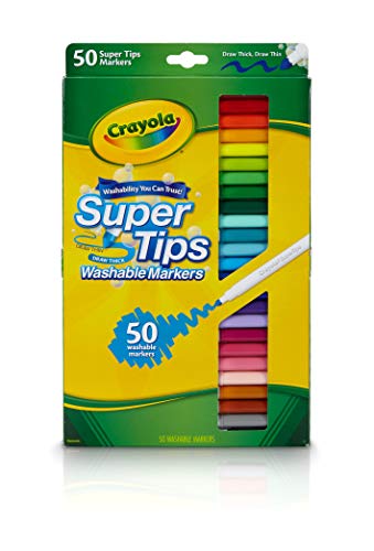 Crayola 50 Supertips lavables