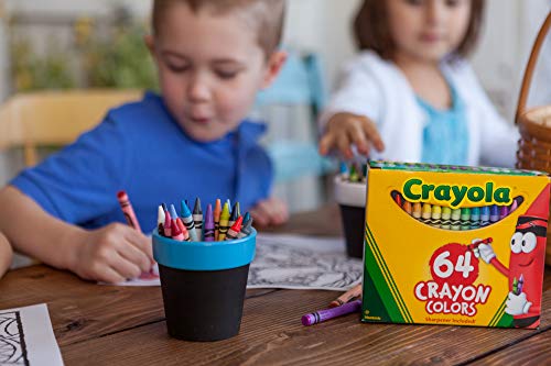 Crayola-52-6448 Set 64 ceras Crayola 14x12cm, Multicolor (52-6448) , color/modelo surtido