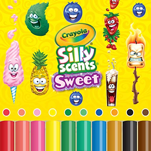 Crayola - 58-5071G 10 Rotuladores Lavables"Los Olorosos", Multicolor