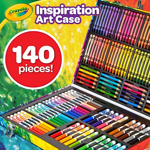 Crayola Inspiration art case - Kit de manualidades para niños (Lápiz de color, Lápiz, Rotulador), 140 piezas , Modelos/colores Surtidos, 1 Unidad