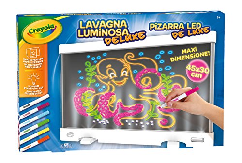 Crayola- Lavagna Luminosa Deluxe Pizarra Led, Multicolor (25-7246) , color/modelo surtido