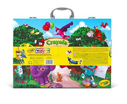 CRAYOLA- Maletín del Artista Arcoiris 140 Piezas, Multicolor (25-4450)