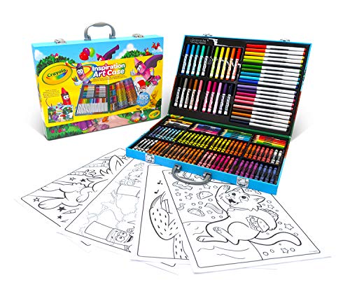 CRAYOLA- Maletín del Artista Arcoiris 140 Piezas, Multicolor (25-4450)