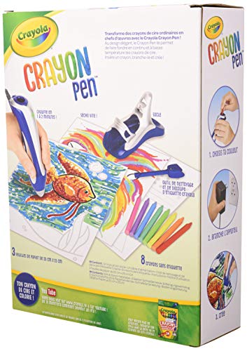 Crayola Ultimelt Bolígrafo, kit creativo de crayón para manualidades, multisuperficie