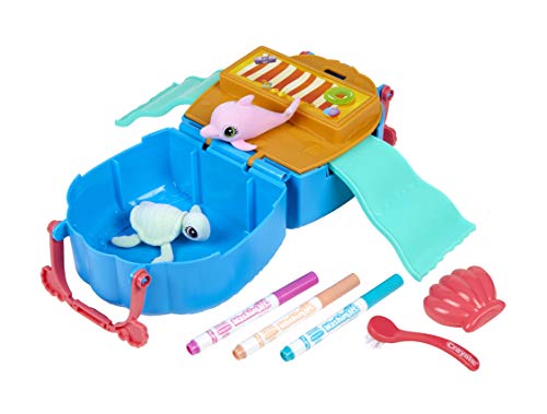 Crayola Washimals - Oceans Pets Set Concha,para Decorar y Personalizar con rotuladores siguiendo la imaginación, Juego por niños de 3 años