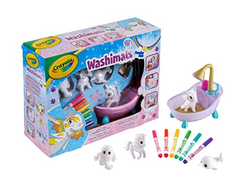 Crayola Washimals Peculiar Pets Sanctuary - Juego de colorear y dibujar