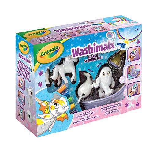 Crayola Washimals Peculiar Pets Sanctuary - Juego de colorear y dibujar