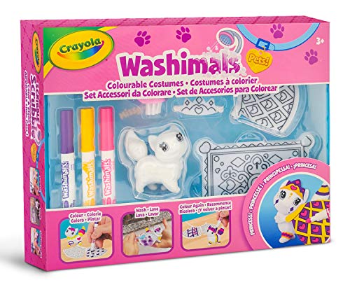 Crayola Washimals - Washimals Pets Set Accessorios para colorear Princesa - 74-7436