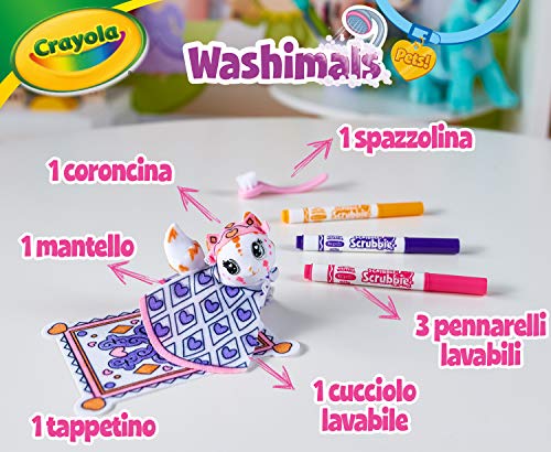 Crayola Washimals - Washimals Pets Set Accessorios para colorear Princesa - 74-7436