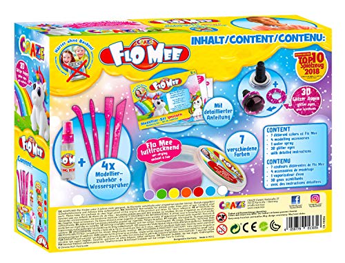 CRAZE FLO MEE Modelado Craft Set Unicornio Caballo plastilina 13656 , color/modelo surtido