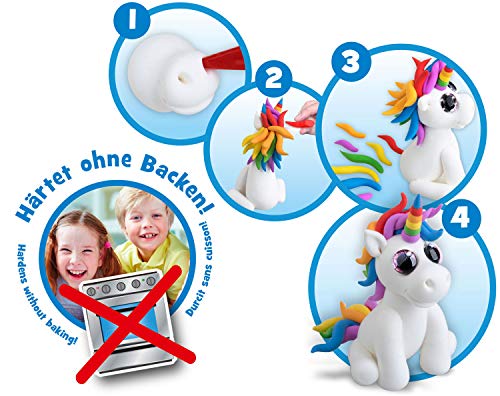 CRAZE FLO MEE Modelado Craft Set Unicornio Caballo plastilina 13656 , color/modelo surtido