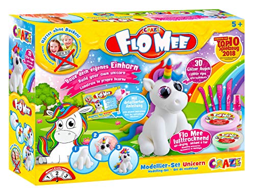 CRAZE FLO MEE Modelado Craft Set Unicornio Caballo plastilina 13656 , color/modelo surtido