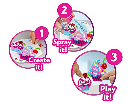 CRAZE- fusibles Fuse Beads Splash BEADYS Recambio de Box Pack Girls Reemplazo de Cuentas artesanales para tapar 59440, Multicolor , color/modelo surtido