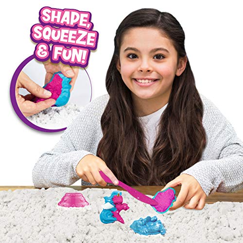 CRAZE Magic Sand Unicorn Set 200 g Glitzersand mit Einhornformen Dreifarbig 29725 29725-Juego Arena Brillante con Formas de Unicornio, Color Tricolor