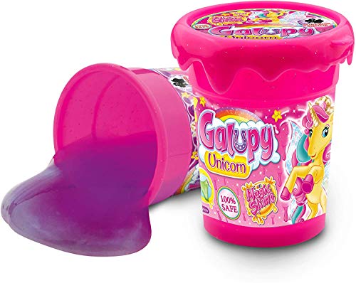 CRAZE Magic Slime Galupy 30967 - Slime mágico para niños con Unicornio (3 x 150 ml)