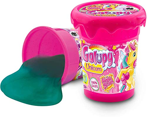 CRAZE Magic Slime Galupy 30967 - Slime mágico para niños con Unicornio (3 x 150 ml)