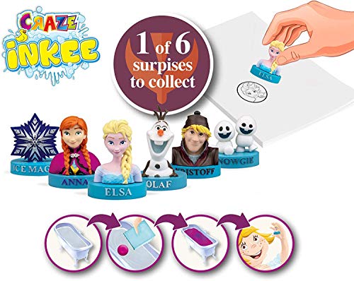 CRAZE- Pack 3 Bombas Infantiles Frozen con Juguete Sello Regalo Sorpresa. Lote de 3 Sales de Baño Espumosas para Bañera o Piscina de Niños con Olor a Arándanos, Multicolor (29404)