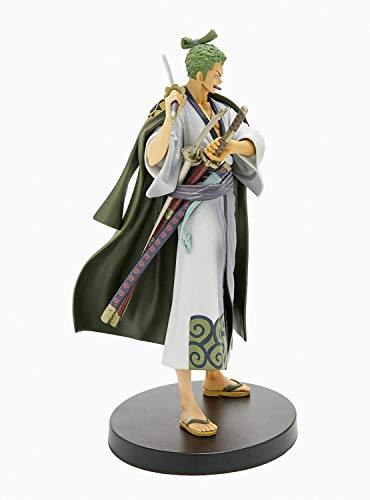 CSXN One Piece Zoro Wano Kuni Figur, Mehrfarbig 18CM