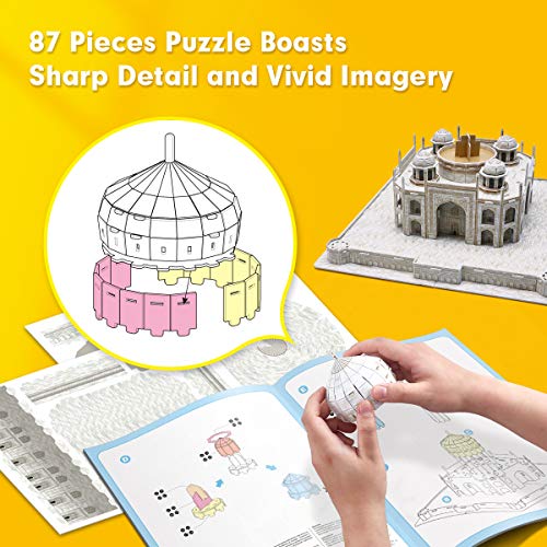 Cubic Fun-CubicFun Puzzle 3D Taj Mahal, color (Tachan DS0981h)