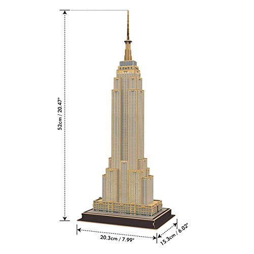 Cubic Fun- Puzzle 3D Empire State Building, 54 Piezas (771C246)