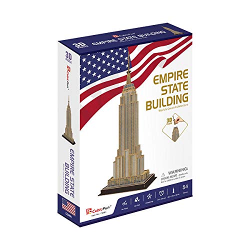 Cubic Fun- Puzzle 3D Empire State Building, 54 Piezas (771C246)